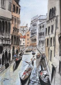 Voir le détail de cette oeuvre: Le petit canal à Venise